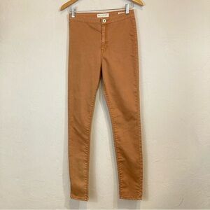 Bullhead Denim Co Terracotta Light Brown High Rise Skinny Jeans 9